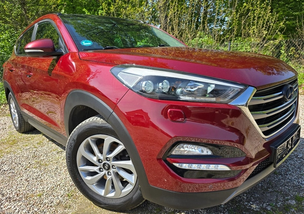 Hyundai Tucson cena 66999 przebieg: 168841, rok produkcji 2015 z Łęczna małe 781